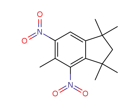 Molecular Structure of 116-66-5 (1,1,3,3,5-PENTAMETHYL-4,6-DINITROINDANE)