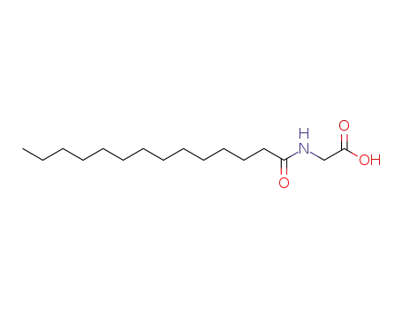 Molecular Structure of 14246-55-0 (MYRISTOYL-GLY-OH)