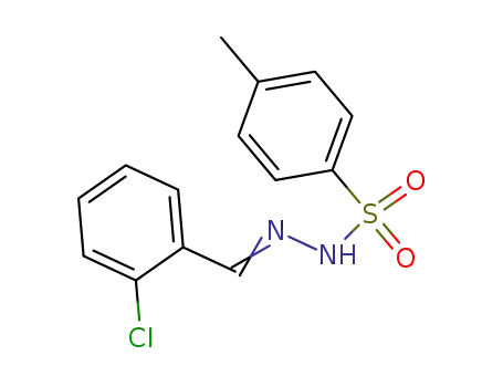 Molecular Structure of 107135-19-3 (N’-(2-chlorobenzylidene)-4-methylbenzenesulfonohydrazide)