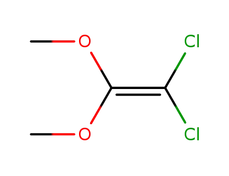 Molecular Structure of 69814-51-3 (1,1-dichloro-2,2-dimethoxy-ethene)