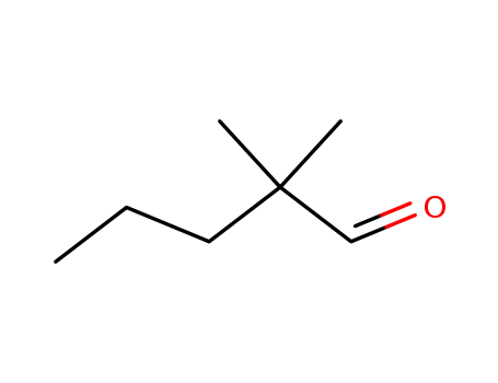 Molecular Structure of 14250-88-5 (2,2-Dimethylvaleraldehyde)