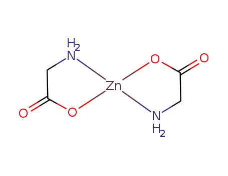 Molecular Structure of 14281-83-5 (Zinc glycinate)