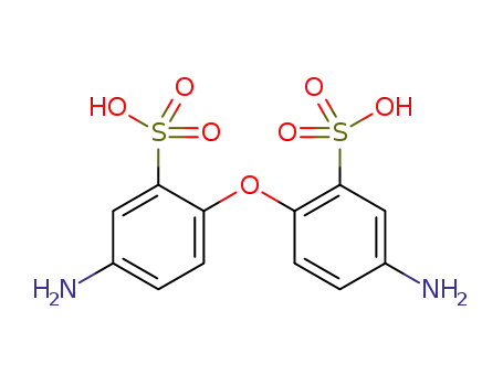 Molecular Structure of 6375-06-0 (Benzenesulfonic acid, 2,2'-oxybis[5-amino-)