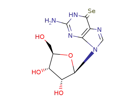 Molecular Structure of 29411-74-3 (6-SELENOGUANOSINE)