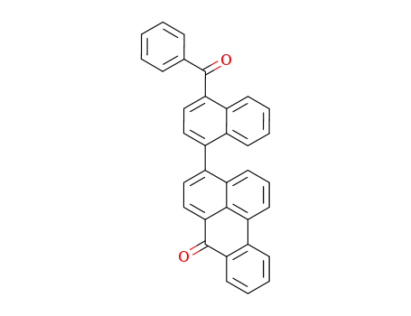 Molecular Structure of 7594-85-6 (1-Benzoyl-4-<benzanthronyl-(4)>-naphthalin)