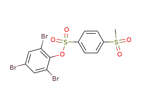 Molecular Structure of 183547-04-8 (4-Methanesulfonyl-benzenesulfonic acid 2,4,6-tribromo-phenyl ester)