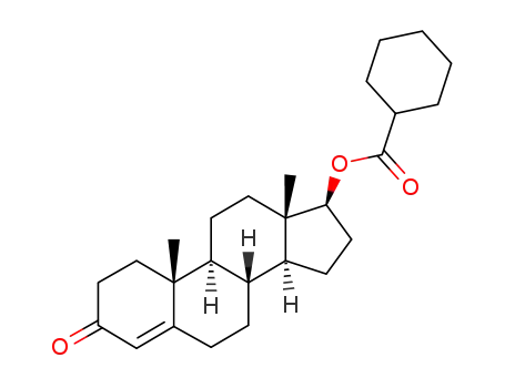 Molecular Structure of 14191-92-5 (17-.beta.hydroxyandrost-4-en-3-one hexahydrobenzoate)
