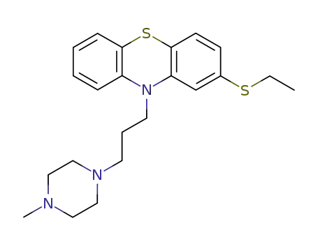 Molecular Structure of 1420-55-9 (thiethylperazine)