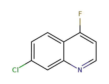 Molecular Structure of 103526-68-7 (7-chloro-4-fluoroquinoline)