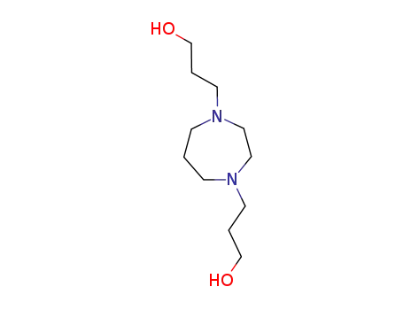Molecular Structure of 19970-80-0 (tetrahydro-1H-1,4-diazepine-1,4(5H)-dipropanol)