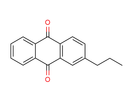Molecular Structure of 63690-55-1 (9,10-Anthracenedione, 2-propyl-)