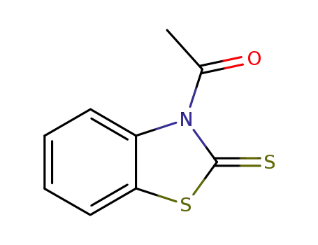 Molecular Structure of 660390-61-4 (2(3H)-Benzothiazolethione, 3-acetyl-)