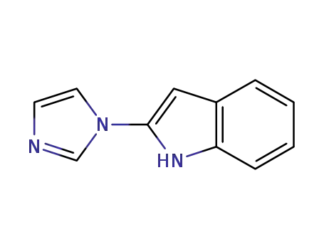 Molecular Structure of 1225068-05-2 (2-(1H-imidazol-1-yl)-1H-indole)