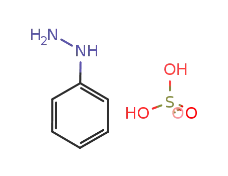 Molecular Structure of 52033-74-6 (Phenylhydrazine sulfate )
