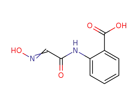 Molecular Structure of 6579-46-0 (Benzoic acid, 2-[[(hydroxyimino)acetyl]amino]-)