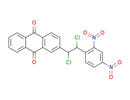 2-(α,β-dichloro-2,4-dinitro-phenethyl)-anthraquinone