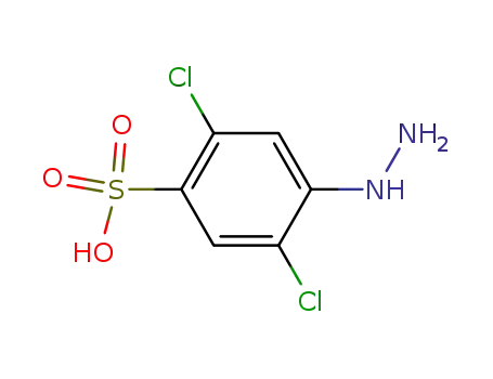 Molecular Structure of 118-89-8 (2,5-DICHLORO-4-HYDRAZINOBENZENESULFONIC ACID)
