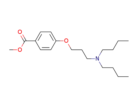 Molecular Structure of 437651-42-8 (methyl 4-(3-(dibutylamino)propoxy)benzoate)