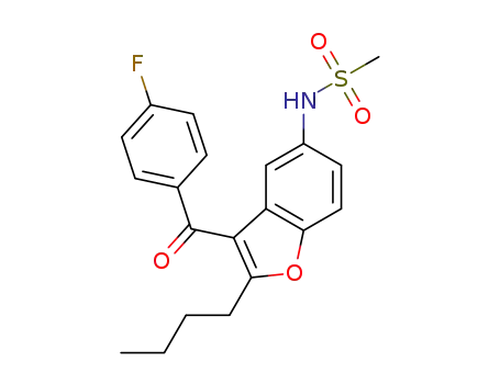N-[2-butyl-3-(4-fluorobenzoyl)-1-benzofuran-5-yl]methanesulfonamide