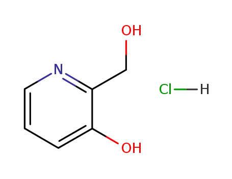 Molecular Structure of 14173-30-9 (3-Hydroxy-2-pyridinemethanol hydrochloride)