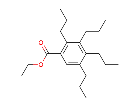 Molecular Structure of 1219618-70-8 (ethyl 2,3,4,5-tetrapropylbenzoate)