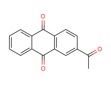 Molecular Structure of 10273-60-6 (9,10-Anthracenedione, 2-acetyl-)