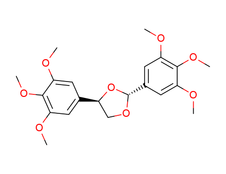 1,3-Dioxolane,2,4-bis(3,4,5-trimethoxyphenyl)-, (2R,4R)-rel-