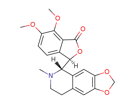 1(3H)-Isobenzofuranone,6,7-dimethoxy-3-[(5S)-5,6,7,8-tetrahydro-6-methyl-1,3-dioxolo[4,5-g]isoquinolin-5-yl]-,(3R)-