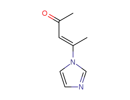 Molecular Structure of 76973-16-5 (3-Penten-2-one, 4-(1H-imidazol-1-yl)-, (E)-)
