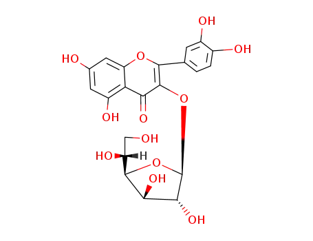 Molecular Structure of 21637-25-2 (ISOQUERCITRIN)
