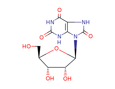 1H-Purine-2,6,8(3H)-trione, 7,9-dihydro-9-beta-D-ribofuranosyl-