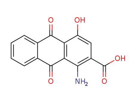 2-Anthracenecarboxylic acid, 1-amino-9,10-dihydro-4-hydroxy-9,10-dioxo-