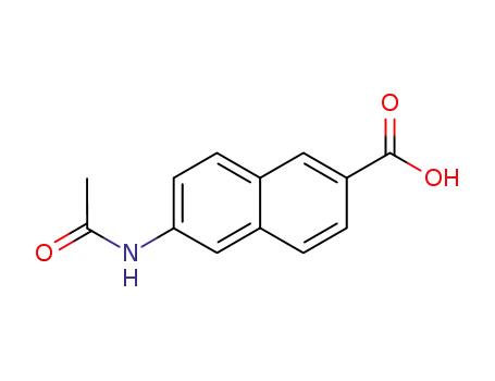 Molecular Structure of 46816-16-4 (6-acetylamino-[2]naphthoic acid)