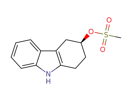 Molecular Structure of 1374648-17-5 ((S)-2,3,4,9-tetrahydro-1H-carbazol-3-yl methanesulfonate)