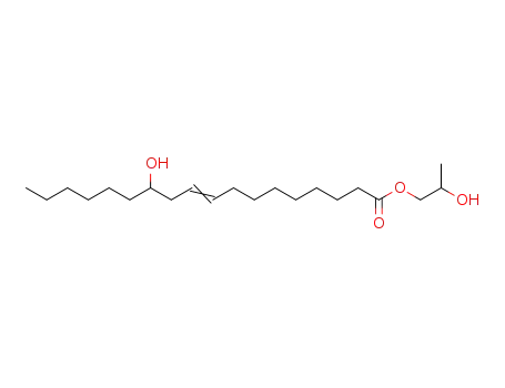 Molecular Structure of 142-56-3 (2-hydroxypropyl ricinoleate)