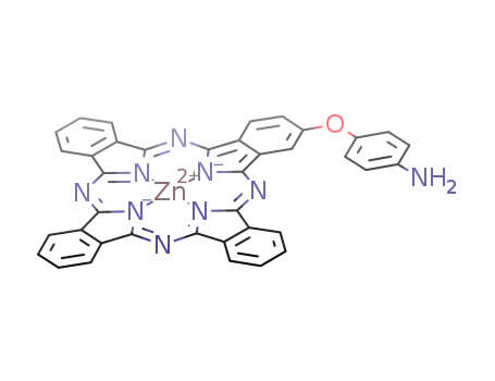 Molecular Structure of 1282522-35-3 (2-(4-(amino)phenoxy)phthalocyaninato zinc(II))