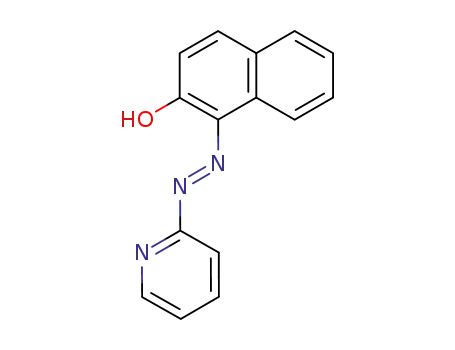 Molecular Structure of 85-85-8 (1-(2-Pyridylazo)-2-naphthol)