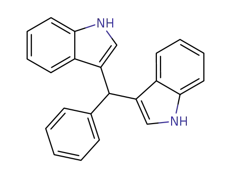 Molecular Structure of 35173-74-1 (3,3'-bis-indolyl(phenyl)methane)