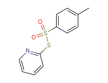 Molecular Structure of 127878-51-7 (S-(pyridin-2-yl) 4-methylbenzenesulfonothioate)