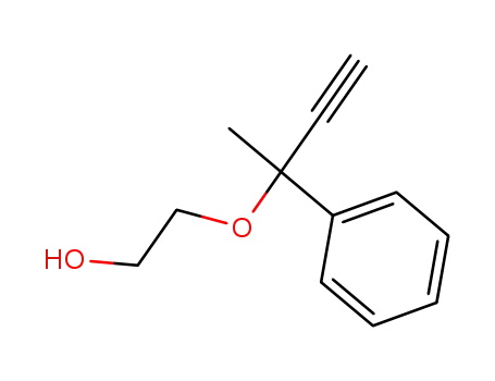 Molecular Structure of 214967-54-1 (2-(1-Methyl-1-phenyl-prop-2-ynyloxy)-ethanol)