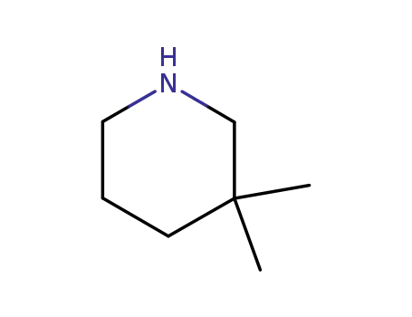 Molecular Structure of 1193-12-0 (3,3-Dimethylpiperidine)