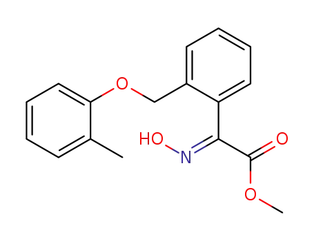 Molecular Structure of 150869-72-0 (methyl E-2-(2-methylphenoxymethyl)phenylglyoxylate oxime)