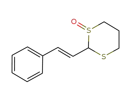Molecular Structure of 387391-37-9 (2-styryl-1,3-dithiane-1-oxide)