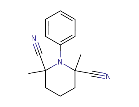 Molecular Structure of 98217-32-4 (1-benzyl-2,6-dicyano-2,6-dimethylpiperidine)