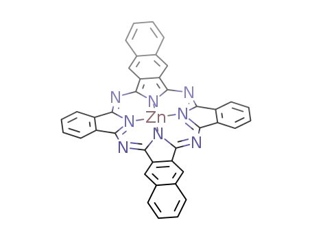 Molecular Structure of 143566-49-8 (trans zinc dibenzodinaphthotetraazaporphyrine)