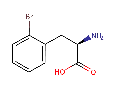 Molecular Structure of 267225-27-4 (D-2-Bromophenylalanine)
