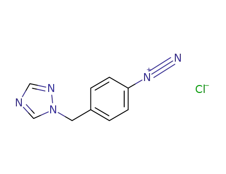4-(1,2,4-triazol-1-yl-methyl)phenyl-diazonium chloride