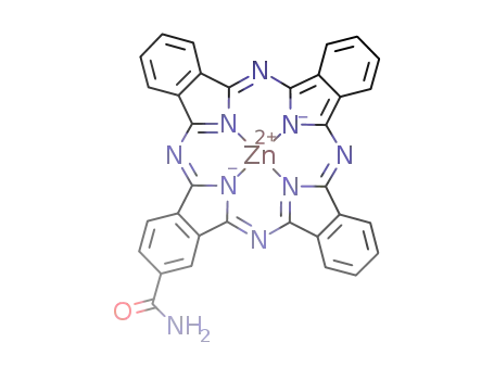 Molecular Structure of 912562-83-5 (2-formamidophthalocyanine zinc)