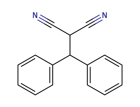 Molecular Structure of 1846-19-1 (Propanedinitrile, (diphenylmethyl)-)