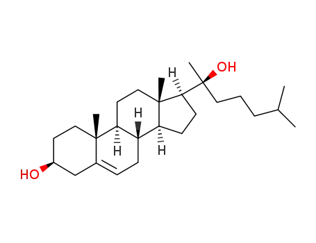 Molecular Structure of 516-72-3 (20ALPHA-HYDROXYCHOLESTEROL)